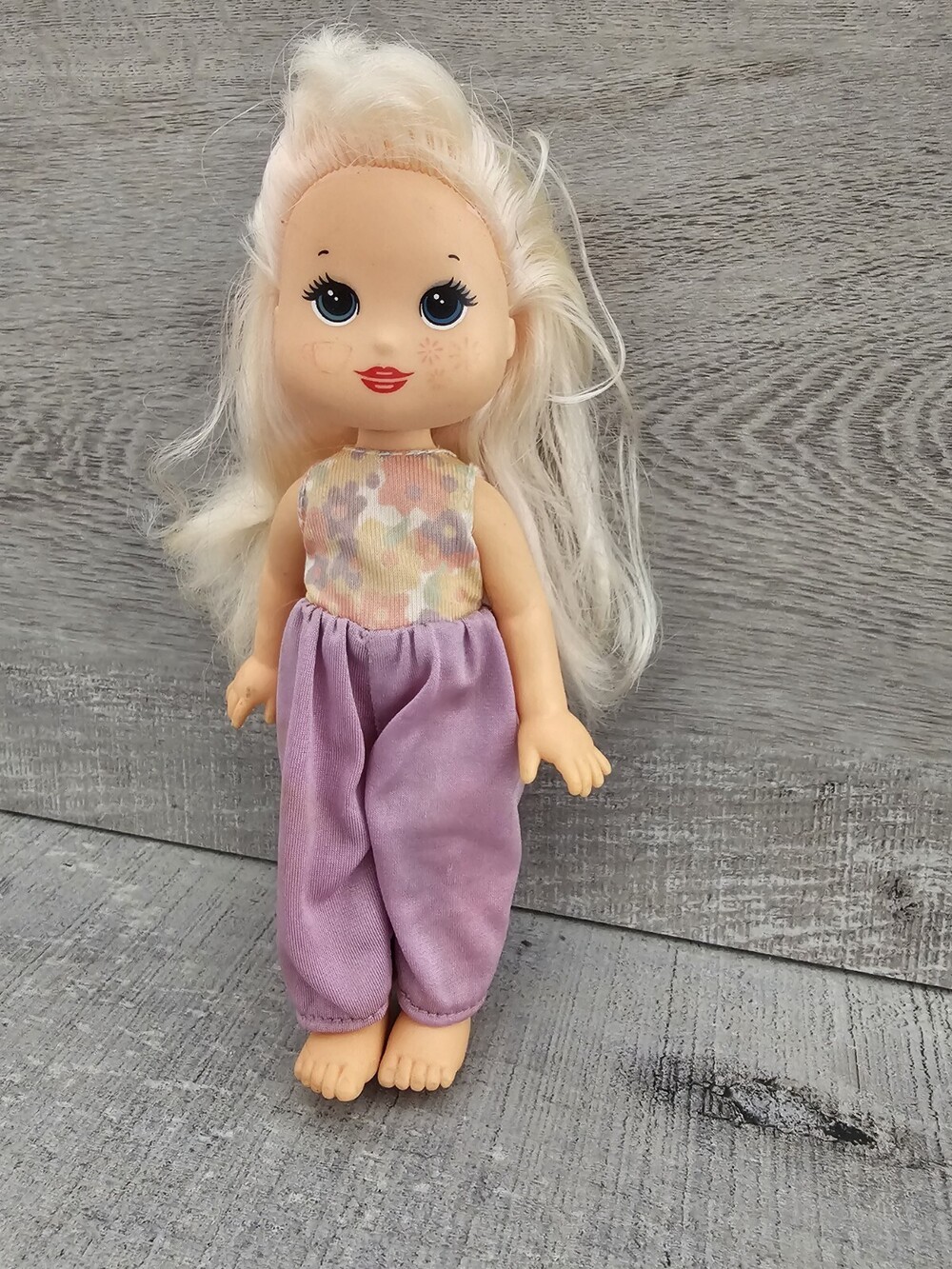 Vintage 1989 Hasbro Make Me Up Darlings Princess Paula Doll 7"